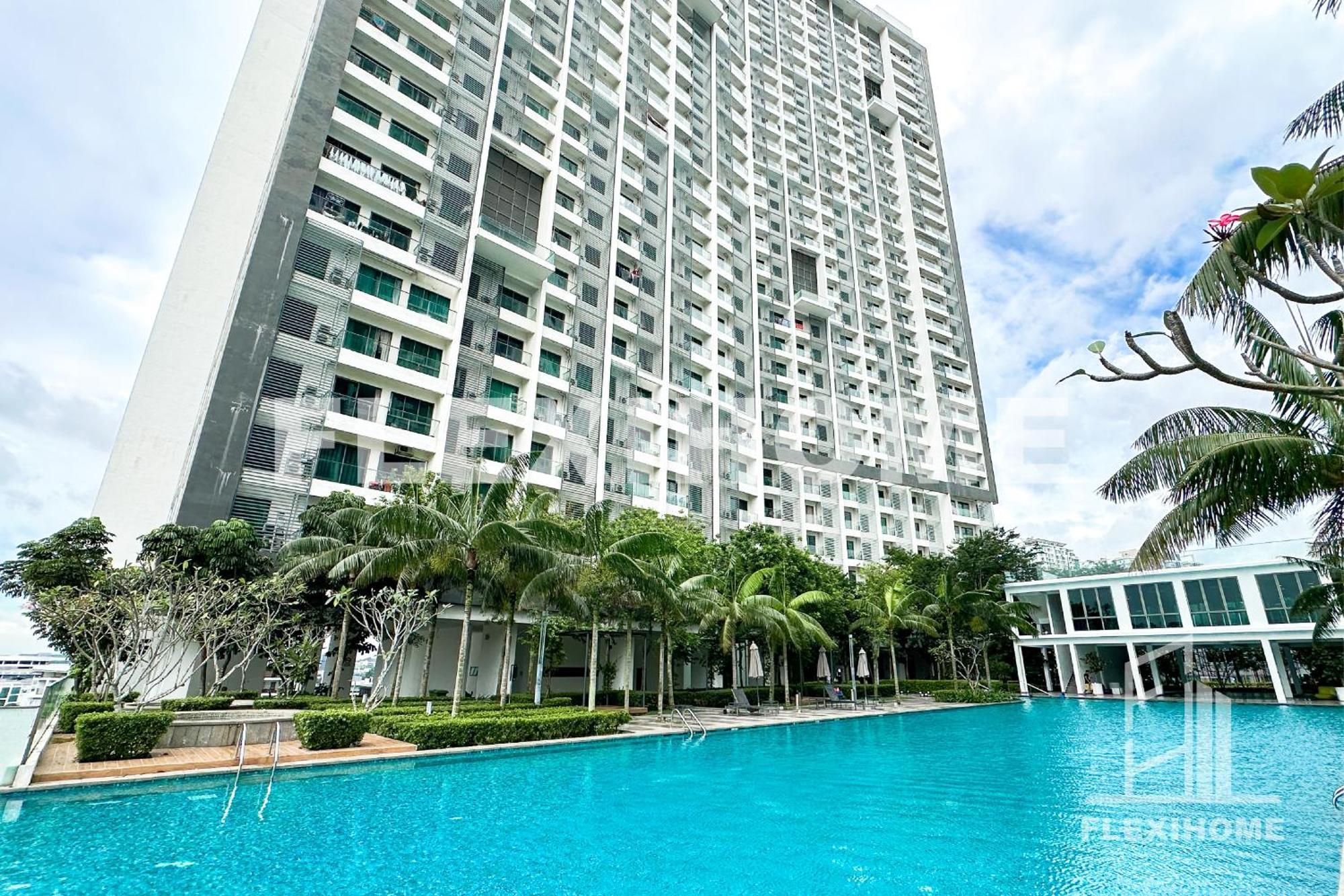1-2 Guests, Hbo-Go Tv, Bali-Style Studio In Cybersquare, Cyberjaya By Flexihome-My 外观 照片